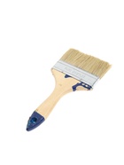 УЦЕНКА Кисть плоская ТУНДРА, натуральная щетина, деревянная рукоятка, 4", 100 мм - Фото 8