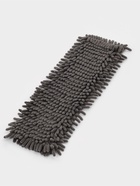 Насадка для плоской швабры «Доляна», 40×10 см, микрофибра букли, 80 г, серая - Фото 2