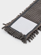 Насадка для плоской швабры «Доляна», 40×10 см, микрофибра букли, 80 г, серая - Фото 6