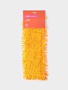 Насадка для плоской швабры «Доляна», 40×10 см, микрофибра букли, 80 г, оранжевая - Фото 7