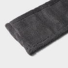 Насадка для плоской швабры «Доляна», 40×10 см, микрофибра, 60 г, серая - Фото 5