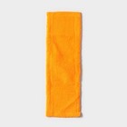 Насадка для плоской швабры Доляна, 42×12 см, микрофибра, цвет оранжевый - фото 21583212