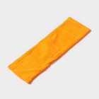 Насадка для плоской швабры Доляна, 42×12 см, микрофибра, цвет оранжевый - фото 6597587