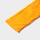 Насадка для плоской швабры Доляна, 42×12 см, микрофибра, цвет оранжевый - фото 6597588