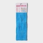 Насадка для плоской швабры Доляна, 42×12 см, микрофибра, цвет синий - Фото 6