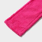 Насадка для плоской швабры Доляна, 42×12 см, микрофибра, цвет розовый - фото 6597598