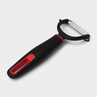 Овощечистка Доляна Digma, 17 см, нержавеющая сталь, чёрная - Фото 3