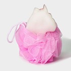 Мочалка для тела SAVANNA «Единорожка», цвет розовый - Фото 4