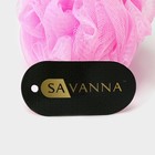 Мочалка для тела SAVANNA «Единорожка», цвет розовый - Фото 5