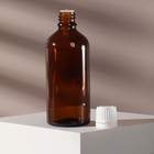 Бутылочка стеклянная для хранения, с капельным дозатором, 100 мл, цвет белый/коричневый - Фото 3