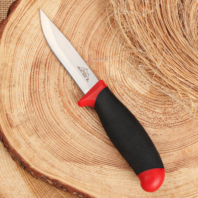 Нож туристический «Урал», 21 см, клинок 98 мм/1.8 мм, красный