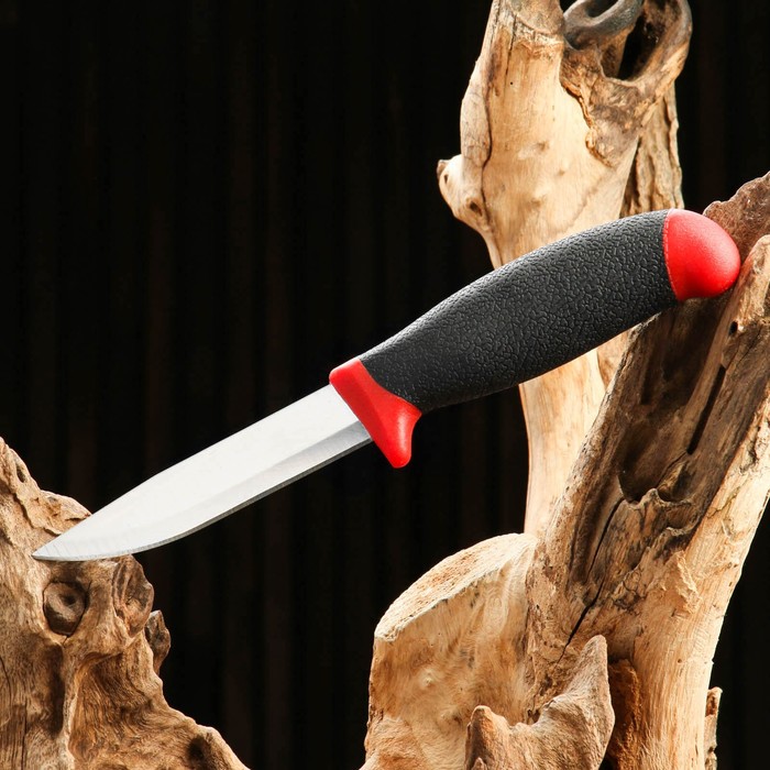 Нож туристический "Урал" 21см, клинок 98мм/1,8мм, красный - фото 1905991300