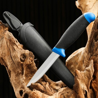 Нож туристический «Урал», 21 см, клинок 98 мм/1.8 мм, синий