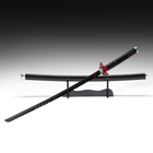 Макет оружия «Сувенирная катана на подставке. Кеджу», 104 см, клинок 68 см, чёрная - Фото 1