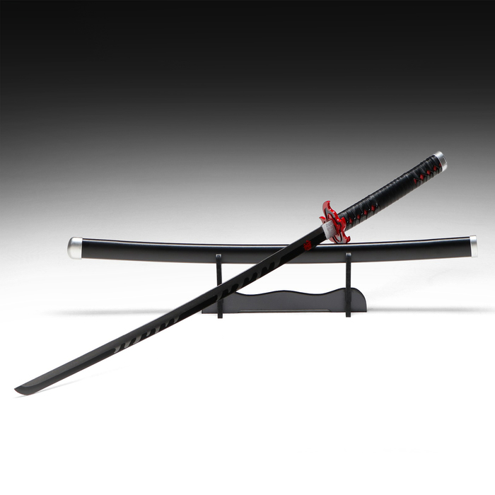 Макет оружия «Сувенирная катана на подставке. Кеджу», 104 см, клинок 68 см, чёрная - Фото 1