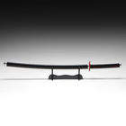 Сувенирное оружие "Катана Кеджу" 104 см, клинок 68 см, чёрная, на подставке - Фото 2