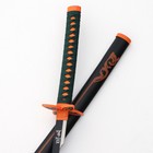 Макет оружия «Сувенирная катана на подставке. Нобу», 104 см, клинок 68 см, рукоять зеленая - Фото 4