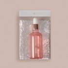 Бутылочка стеклянная для хранения, с пипеткой, 50 мл, цвет розовый/розовое золото - Фото 4