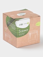 Банка для сыпучих продуктов BellaTenero «Эко», 550 мл, 10×10.5 см, с бамбуковой крышкой, стекло, прозрачная - Фото 10