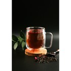 Кружка с двойными стенками Magistro «Адель», 300 мл, стекло - Фото 2