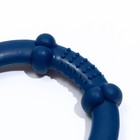 Кольцо рельефное из термопластичной резины, не тонет, 9,5 см,  синее - Фото 2