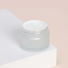 Баночка стеклянная для хранения, 50 г, цвет матовый/МИКС - Фото 4