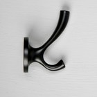 Крючок мебельный CAPPIO CKD007 CONE, двухрожковый, черный - Фото 5