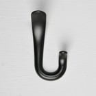Крючок мебельный CAPPIO DUCK, двухрожковый, черный - Фото 4