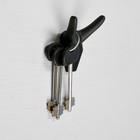 Крючок мебельный CAPPIO HORN, двухрожковый, черный - Фото 3