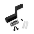 Крючок мебельный CAPPIO TRANQUILITY, однорожковый, цвет черный - Фото 8