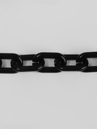 Цепочка для сумки, пластиковая, 31×19 мм, 120 см, цвет чёрный - Фото 2