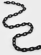Цепочка для сумки, пластиковая, 31×19 мм, 120 см, цвет чёрный - Фото 5