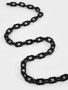 Цепочка для сумки, пластиковая, 31×19 мм, 120 см, цвет чёрный - Фото 6