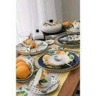 Салатник керамический Доляна «Лимон», 600 мл, d=15,5 см, цвет белый - фото 24446906