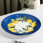 Тарелка керамическая обеденная Доляна «Лимон», d=26 см - Фото 2
