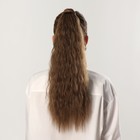 Хвост накладной, волнистый волос, на резинке, 60 см, 100 гр, цвет русый(#SHT8A) - Фото 6