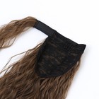 Хвост накладной, волнистый волос, на резинке, 60 см, 100 гр, цвет русый(#SHT8A) - Фото 8