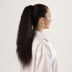 Хвост накладной, волнистый волос, на резинке, 60 см, 100 гр, цвет каштановый(#SHT6А) - фото 9720448