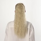 Хвост накладной, волнистый волос, на резинке, 60 см, 100 гр, цвет холодный блонд(#SHT88В) - фото 8993764