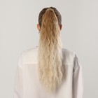Хвост накладной, волнистый волос, на резинке, 60 см, 100 гр, цвет светло-русый/холодный блонд(#SHT24/SHT60А) - Фото 2