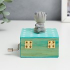 Шкатулка музыкальная механическая "Щеночек" 7,5х6,5х8,5 см - Фото 3