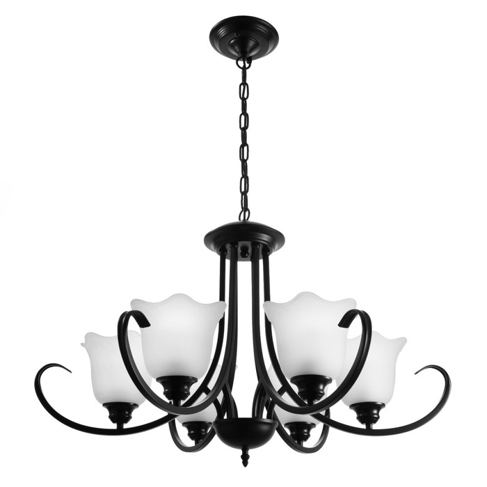 Люстра 2716/6 E27 40Вт черный 80х80х55-85 см BayerLux - Фото 1