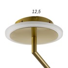 Люстра "Бабочки" LED 68Вт 3000-6000К золото 50х50х27,5 см BayerLux - Фото 8