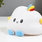 Ночник "Облачко" LED от батареек AG13 белый 12х10х8 см RISALUX - фото 21584180