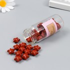 Сургуч в гранулах в баночке "Звёздочки" вишня матовый 16 гр 7х3х3 см - Фото 2