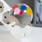 Ночник "Шарики" LED белый 7х7х11 см RISALUX 7669090