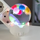 Ночник "Шарики" LED белый 7х7х11 см RISALUX 7669090