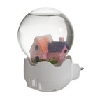 Ночник "Домик" LED белый 7х7х11 см RISALUX - фото 21584340