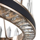 Люстра «Кристалл» LED 50 Вт 3000К черно-золотой 50×50×35-155 см BayerLux - фото 4368134