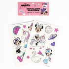 Переводные татуировки детские, светятся в темноте, Минни Маус и единорог - Фото 3